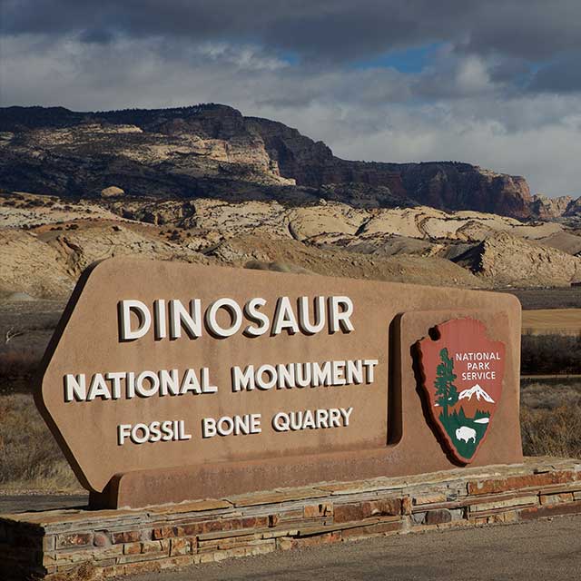 The fossil quarry exhibit hall.